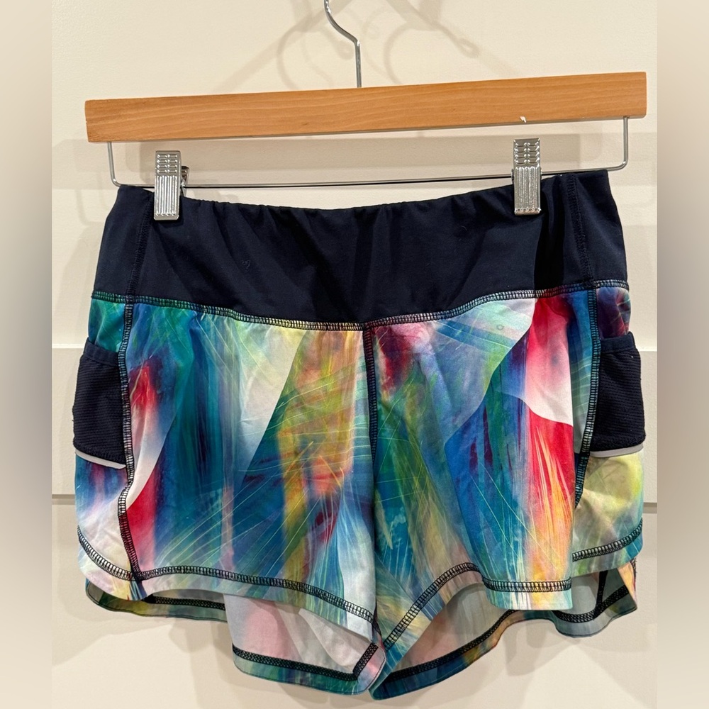 Athleta multi color lined Shorts Size XS